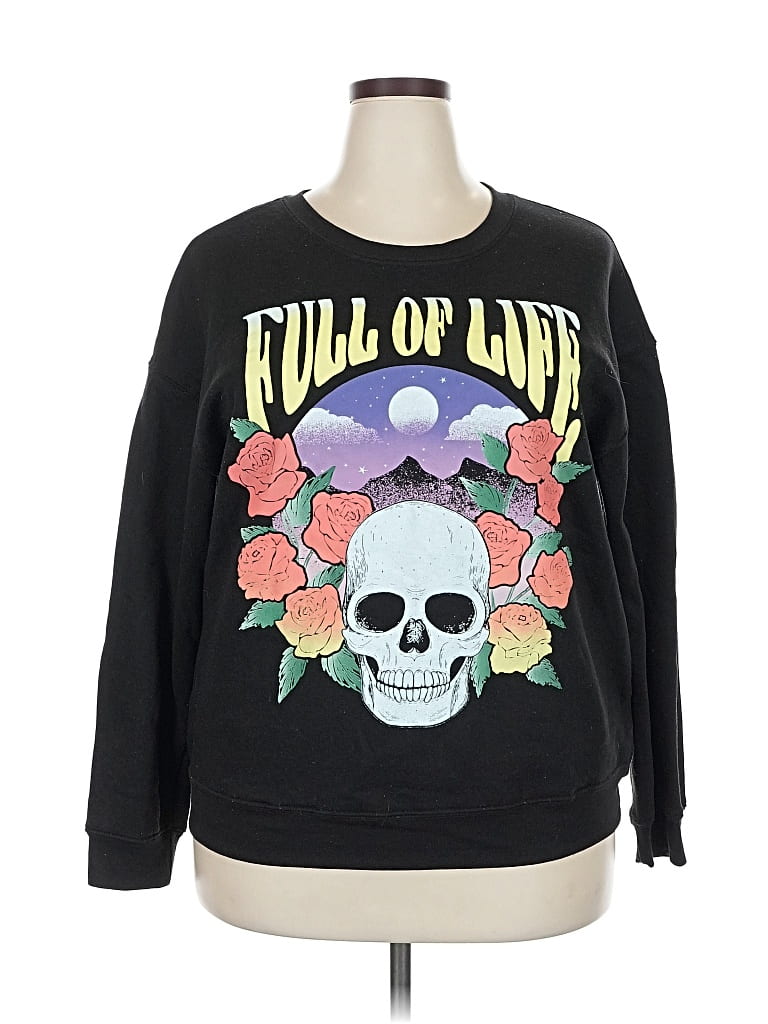 Pre-owned Wound Up Sweatshirt In Black