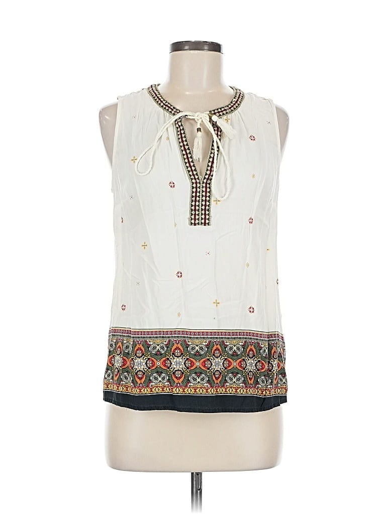 DANIEL RAINN Pre-owned Sleeveless T-shirt In White