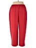 Blair 100% Polyester Solid Red Casual Pants Size 18 - photo 2
