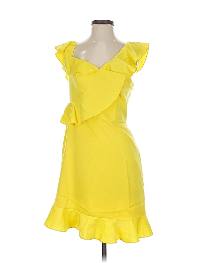 Aidan Mattox Cocktail Dress In Yellow