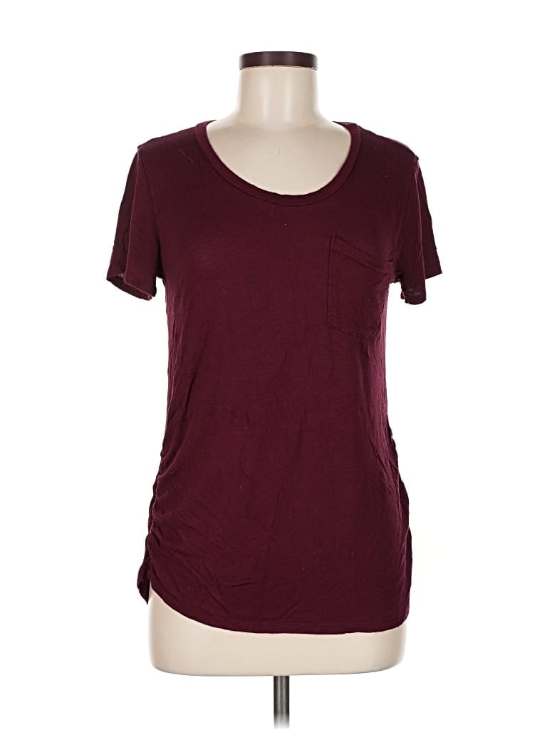 Pre-owned Ragdoll La Short Sleeve T-shirt In Burgundy