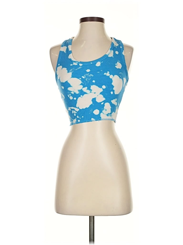 Pre-owned Katie J Nyc Sports Bra In Blue