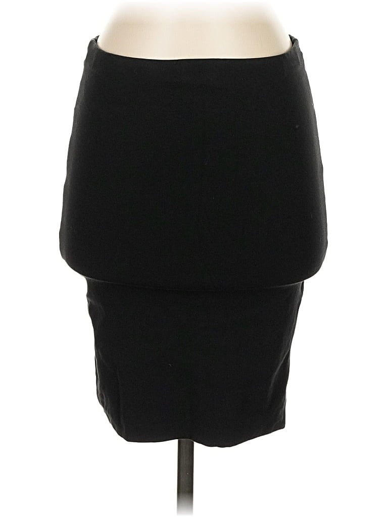 Pre-owned Zara W&b Collection Casual Skirt In Black