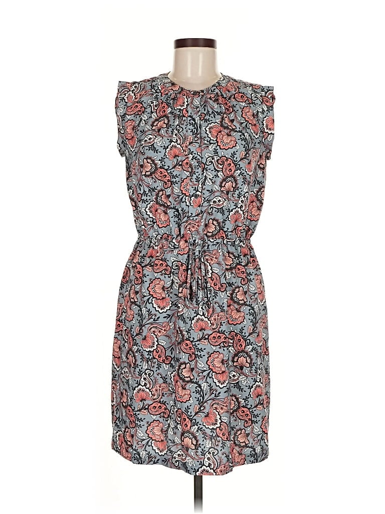 Pre-owned Ann Taylor Loft Outlet Casual Dress In Blue