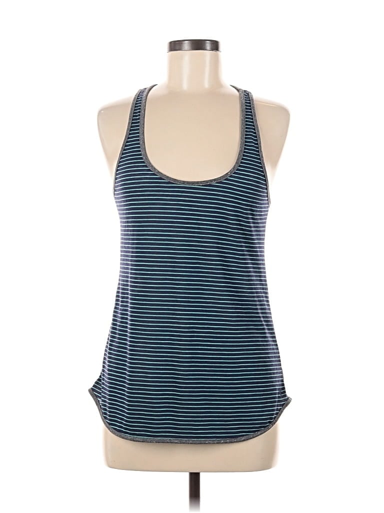 Pre-owned American Eagle Outfitters Tank Top Blue Halter Neckline Tops