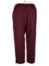 Alfred Dunner 100% Polyester Solid Burgundy Casual Pants Size 20 - photo 2