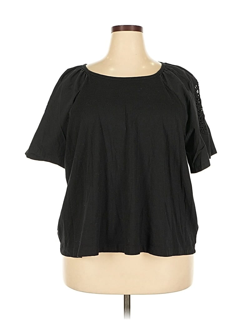 Pre-owned Old Navy Short Sleeve T-shirt In Black