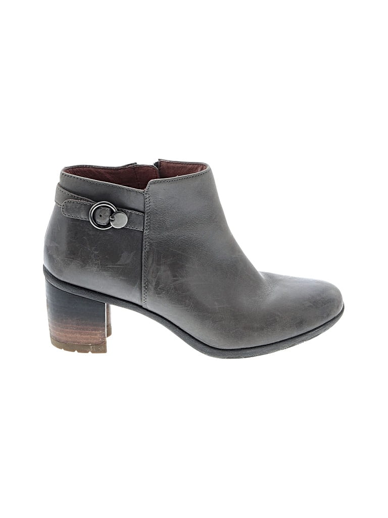 Pre-owned Dansko Ankle Boots In Gray