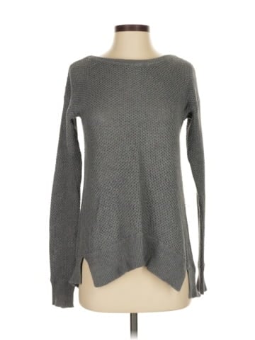 Gray Saks Fifth Avenue Pullover Sweater (view 1)