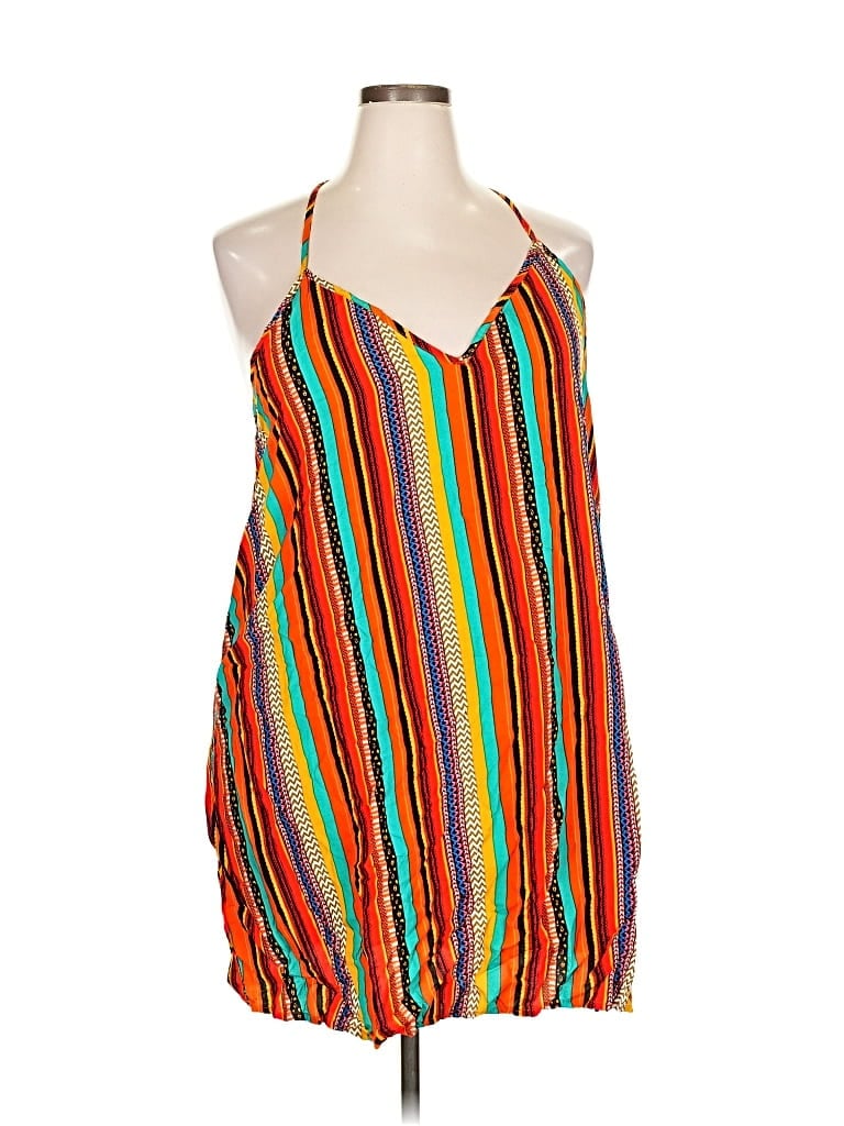 Pre-owned Shein Curve Casual Dress In Orange