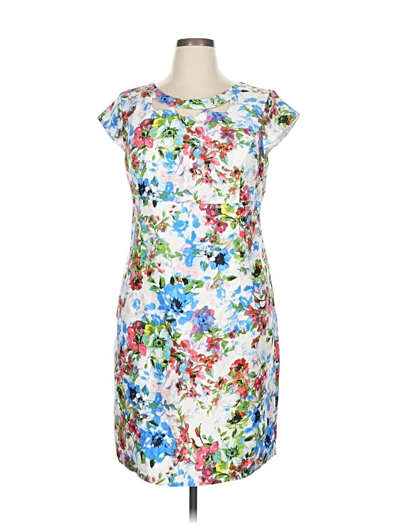 Pre-owned Liz Claiborne Cocktail Dress In Blue