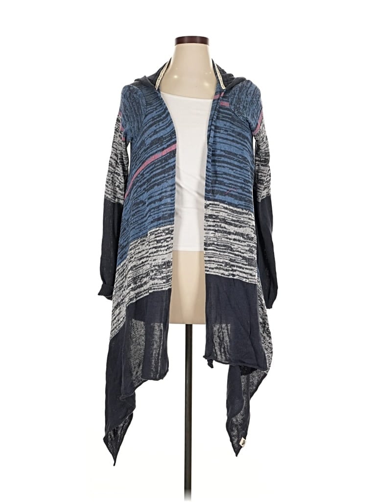 Pre-owned Roxy Cardigan Sweater In Blue