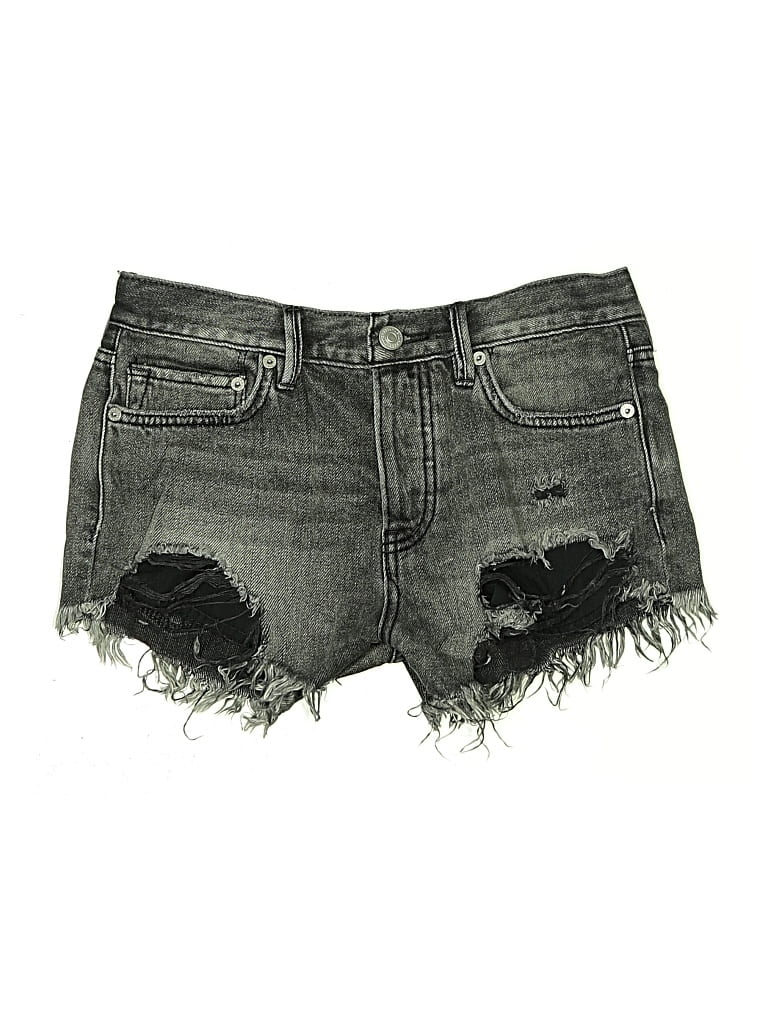 Pre-owned We The Free Denim Shorts In Gray