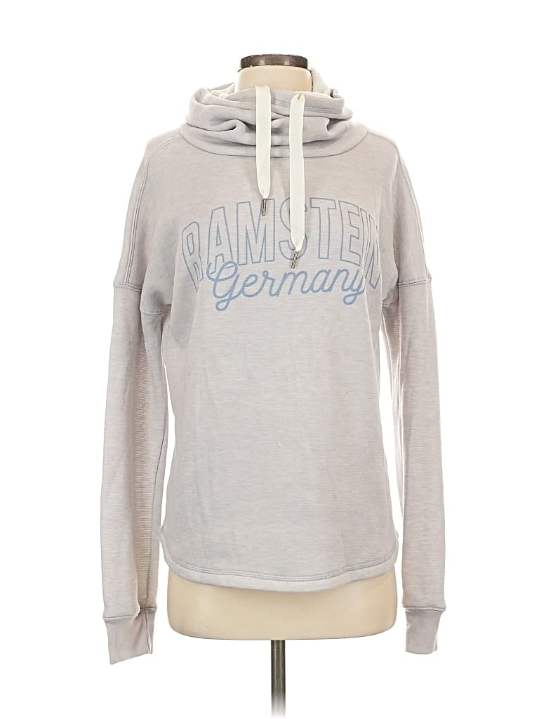 Pre-owned Top Of The World Sweatshirt Gray Cowl Neck Tops