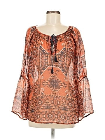 Miss Me 3/4 Sleeve Blouse (view 1)
