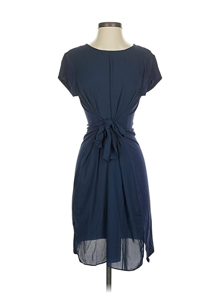 H By Halston Casual Dress In Blue