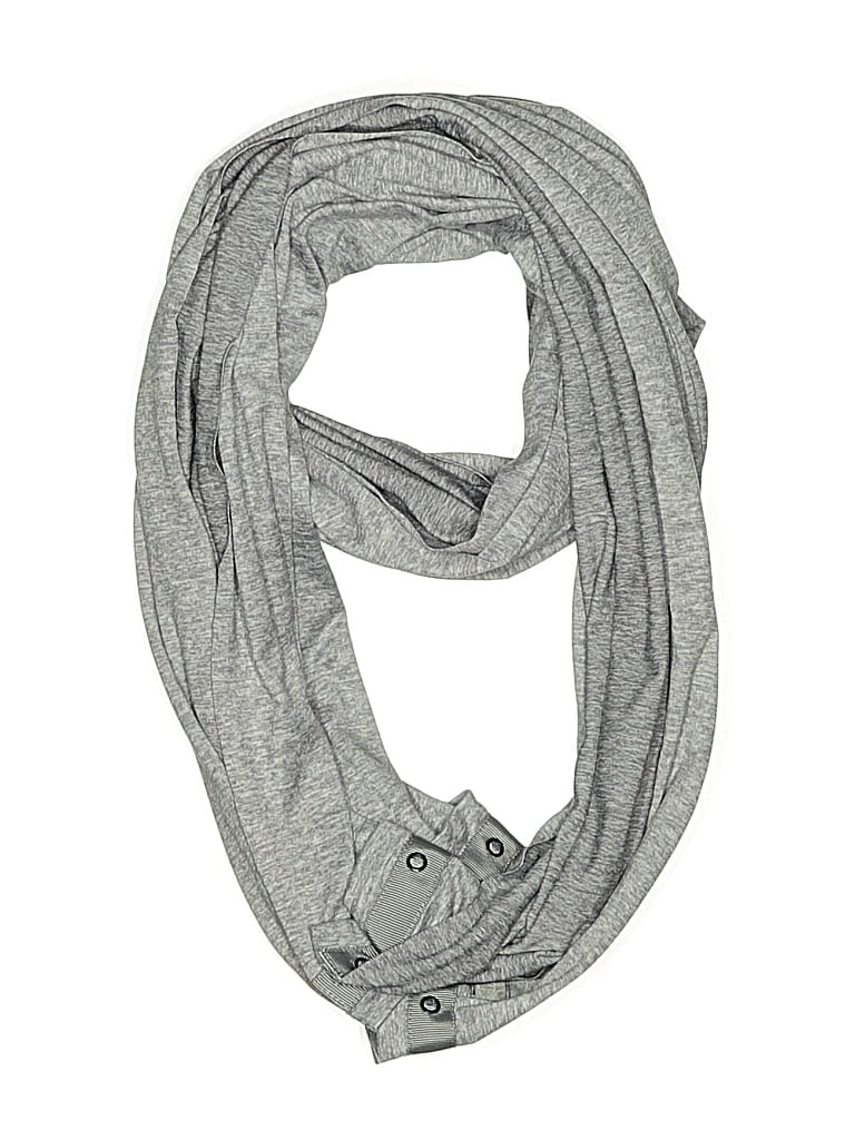 Pre-owned Assorted Brands Scarf In Gray
