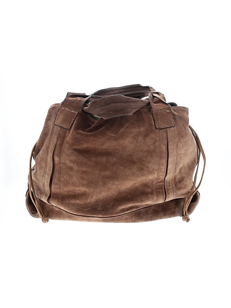 Pre-owned Brunello Cucinelli Leather Tote Bag In Brown