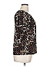 Style&Co 100% Polyester Animal Print Brown Short Sleeve Blouse Size 0X - photo 4