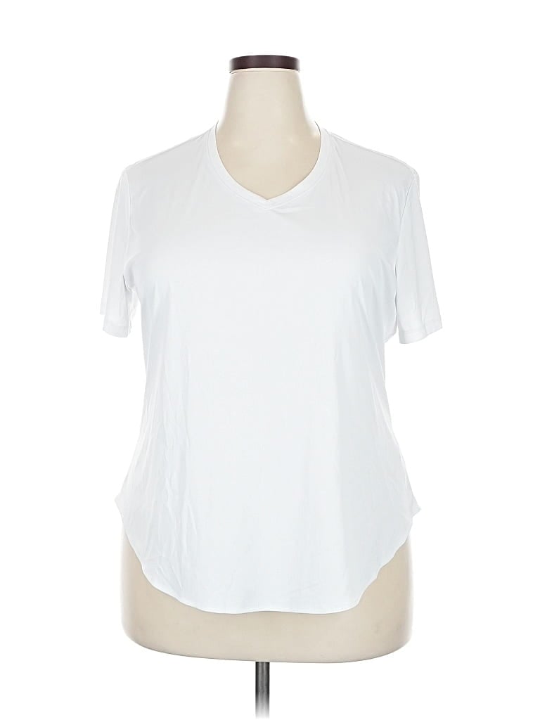 Pre-owned Baleaf Sports Short Sleeve T-shirt In White