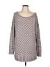 BKE Chevron-herringbone Gray Pullover Sweater Size L - photo 1