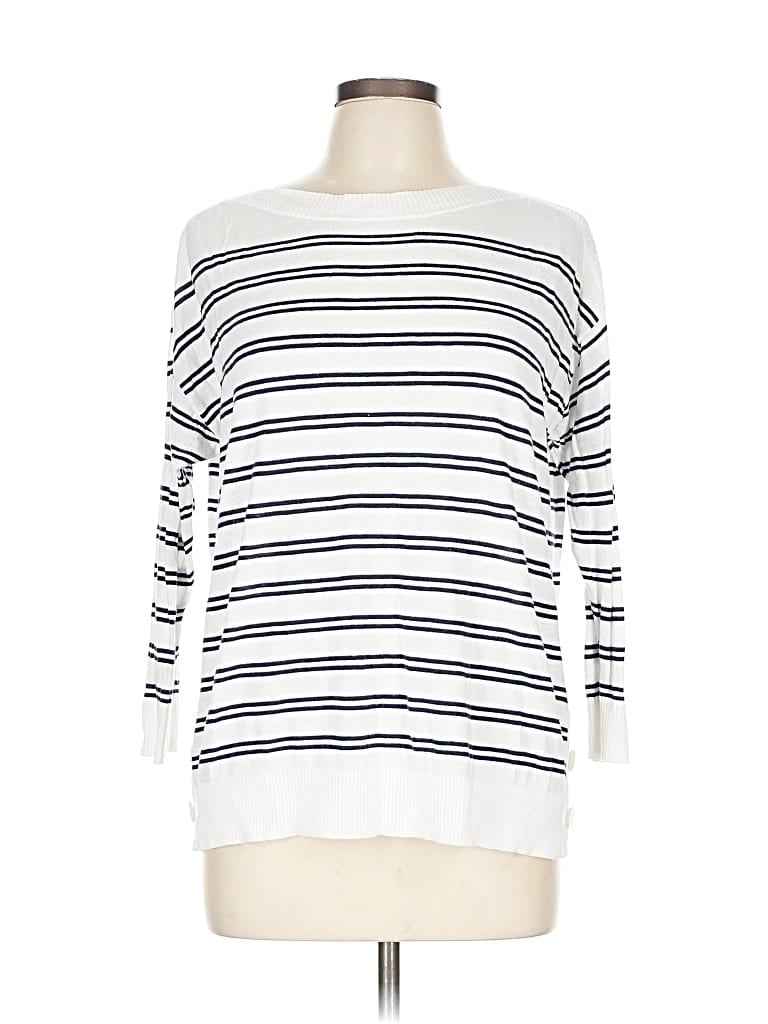 Click to view more detailed imagery on our partner's website Pre-owned 1901 Pullover Sweater In White