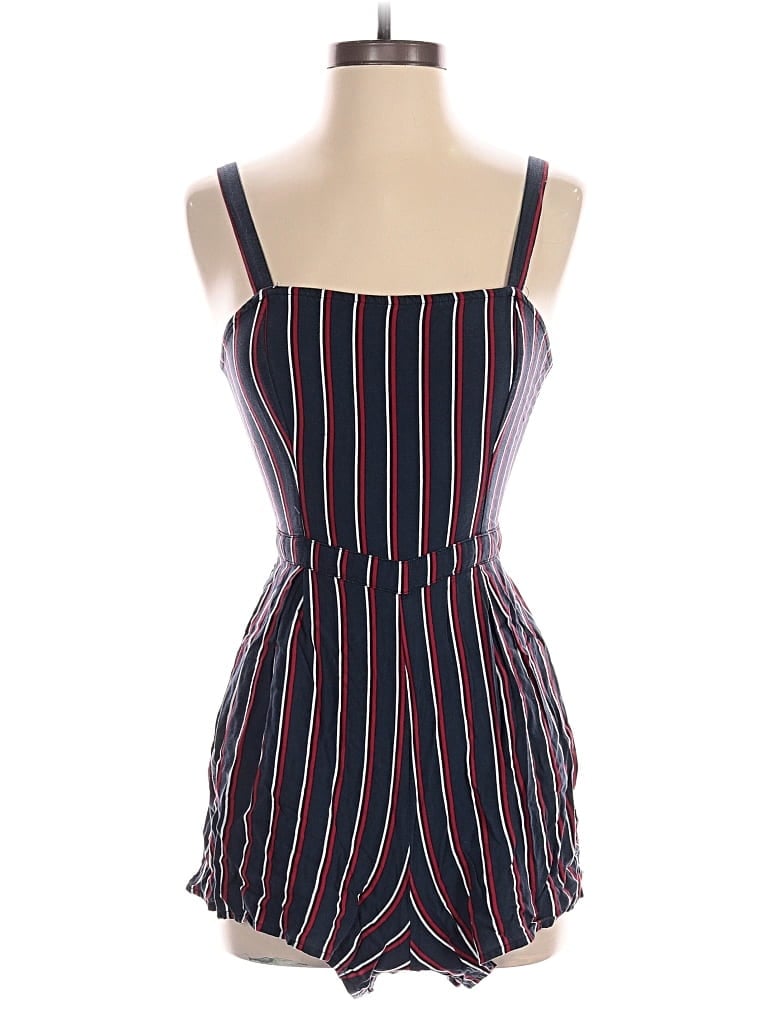 Pre-owned Hollister Romper In Blue