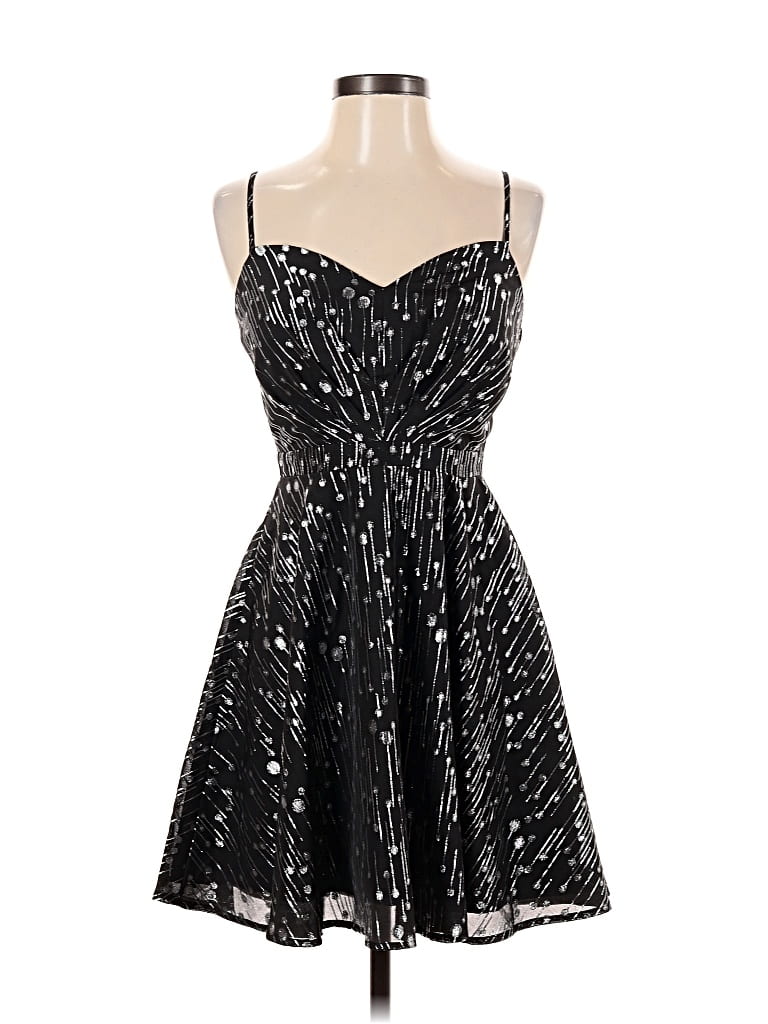 Pre-owned Assorted Brands Cocktail Dress In Black