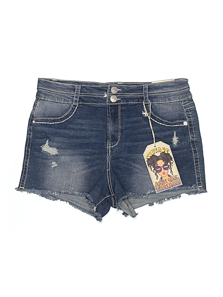 Almost Famous Denim Shorts In Blue