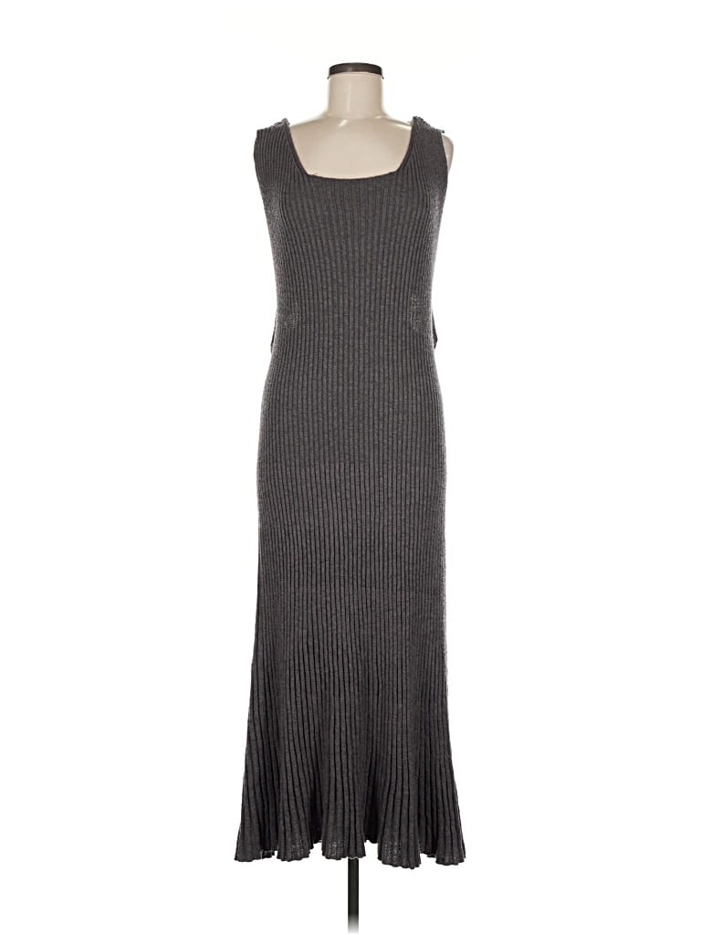 Pre-owned Amadi Casual Dress In Gray