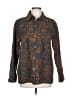 Chico's 100% Cotton Paisley Brown Jacket Size Lg (2) - photo 1