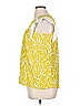Rain Yellow Sleeveless Blouse Size XL - photo 5