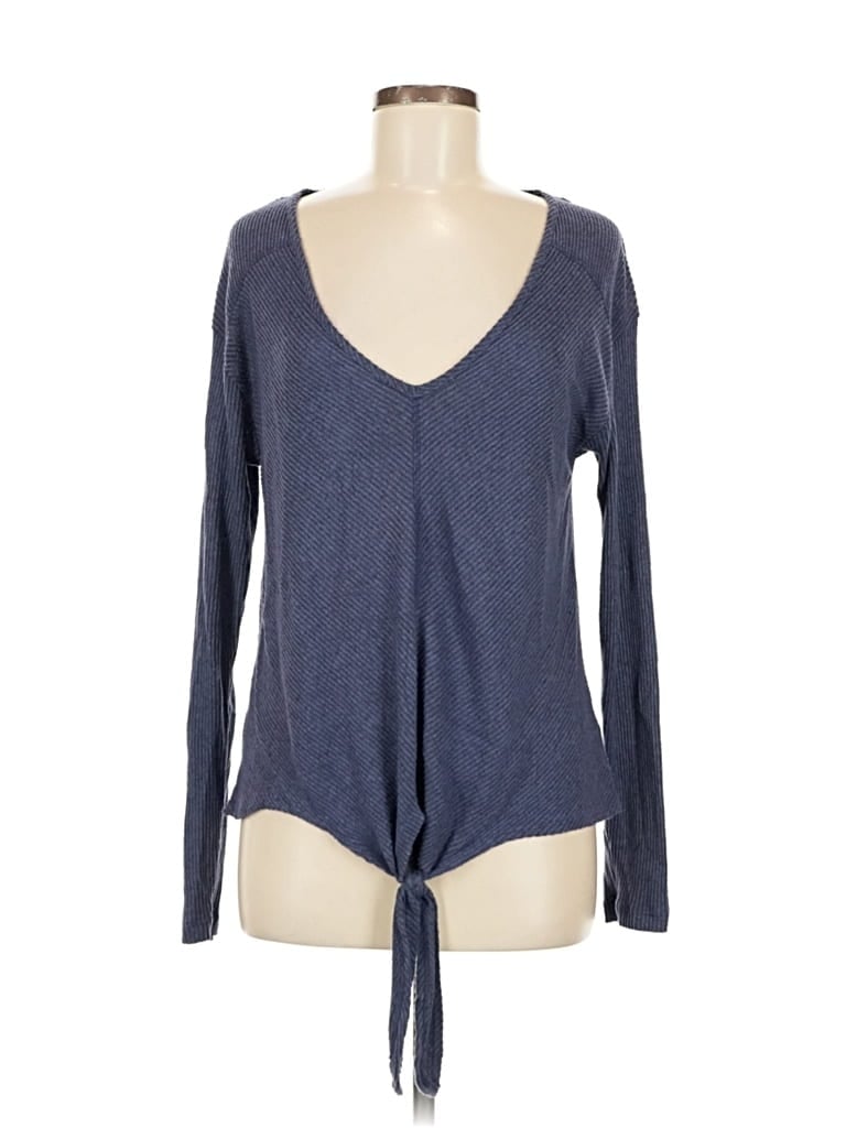 Pre-owned Peyton Jensen Cardigan Sweater In Blue