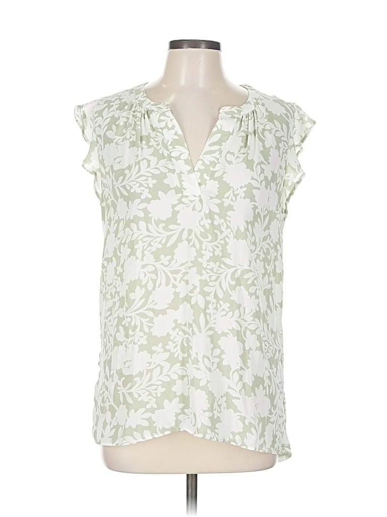 Pre-owned Ann Taylor Loft Outlet Sleeveless Blouse In White