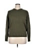 Assorted Brands Solid Green Pullover Sweater Size 1X (estimated) - photo 1