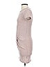 Audrey 3+1 Solid Pink Casual Dress Size S - photo 5