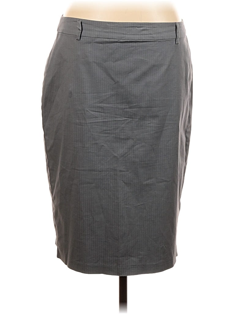 Pre-owned Unbranded Formal Skirt In Gray