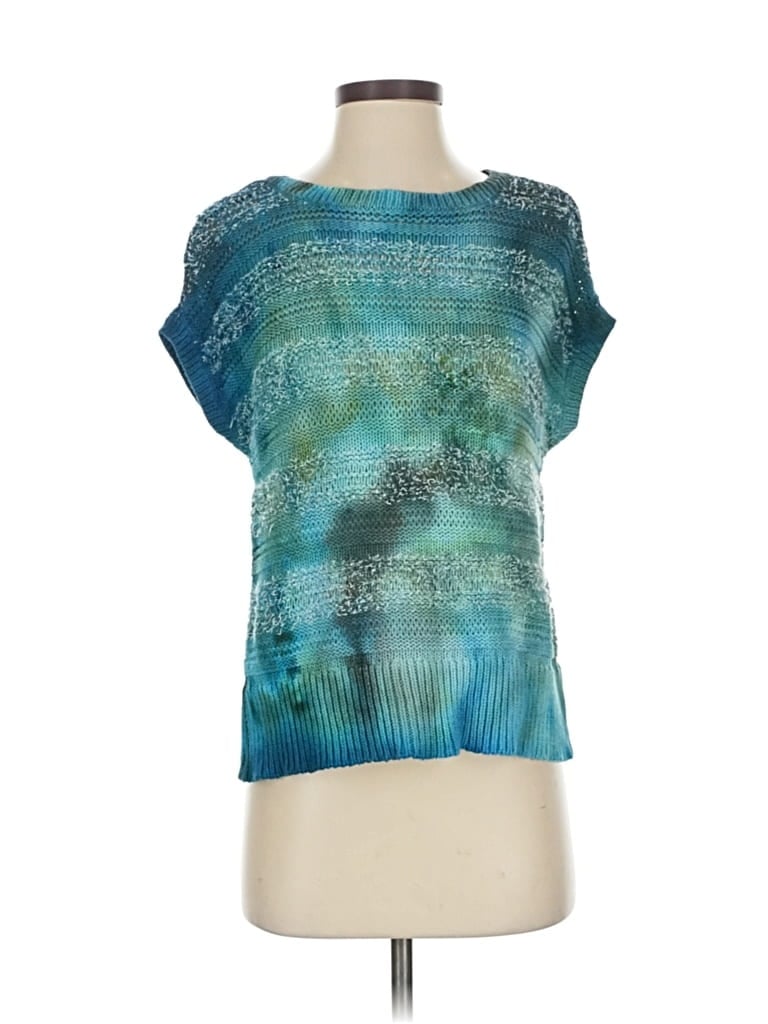 Pre-owned Ann Taylor Loft Cardigan Sweater In Blue