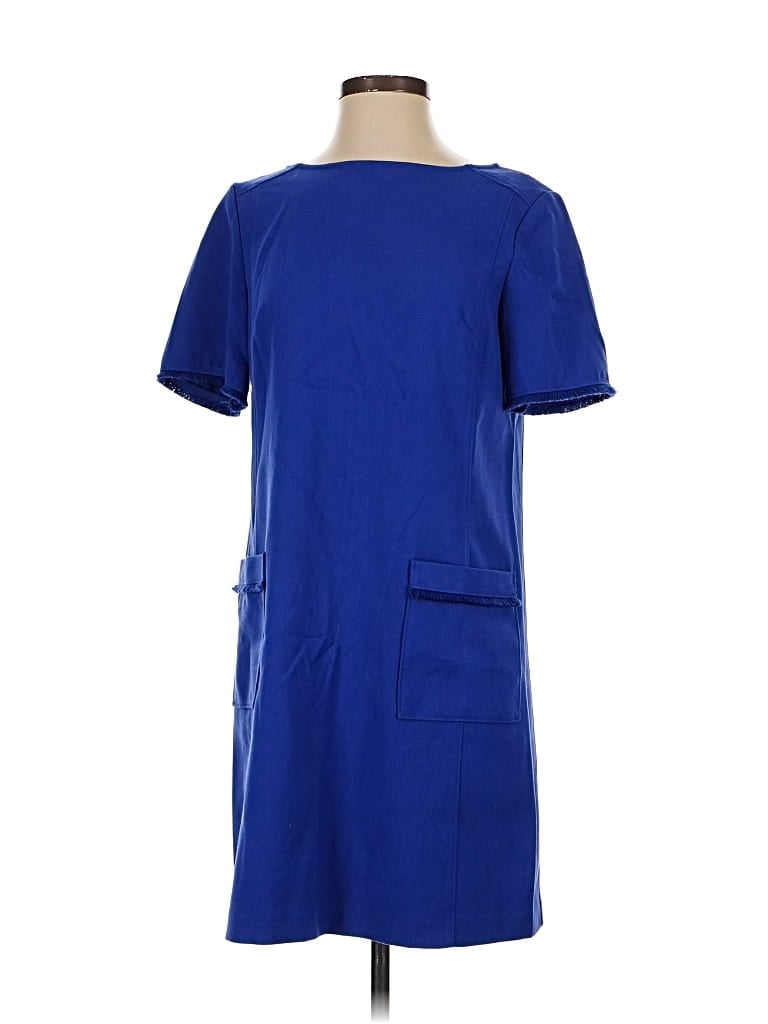 Pre-owned Ann Taylor Loft Casual Dress In Blue