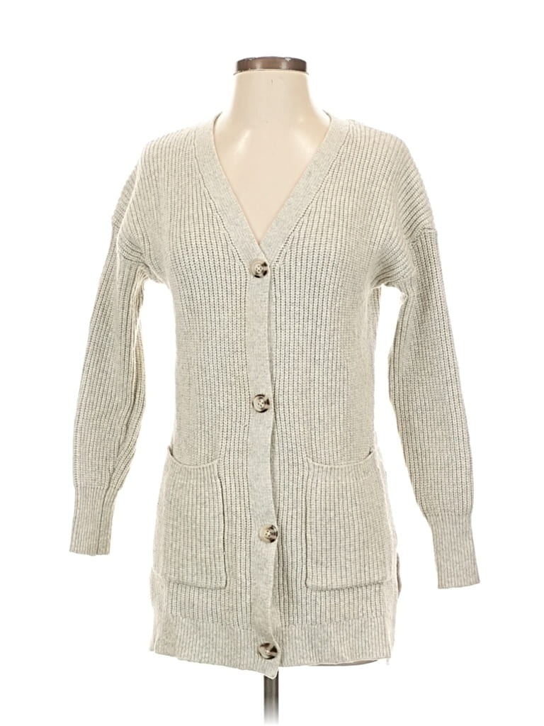Pre-owned Jessica Simpson Cardigan Sweater In White