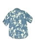 Almost Famous 100% Cotton Tie-dye Blue 3/4 Sleeve Button-Down Shirt Size M (kids) - photo 2