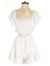 Lulus 100% Cotton White Romper Size S - photo 1