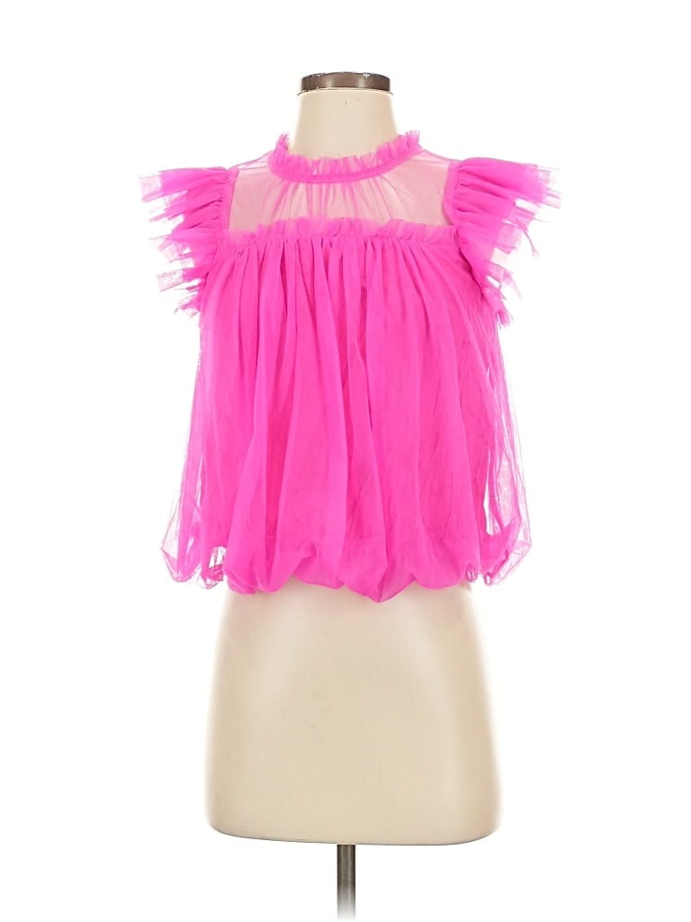 UNBRANDED Pre-owned Sleeveless Blouse In Pink