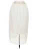 Ann Taylor 100% Polyester Ivory White Formal Skirt Size 8 - photo 1