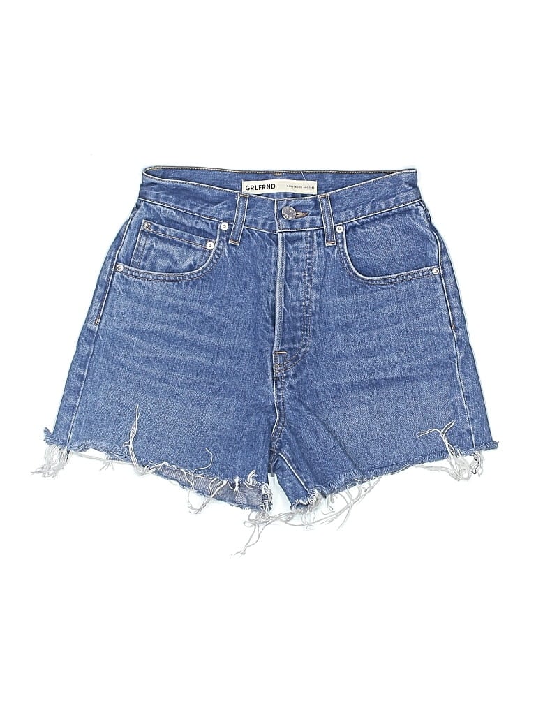 Pre-owned Grlfrnd Denim Shorts In Blue