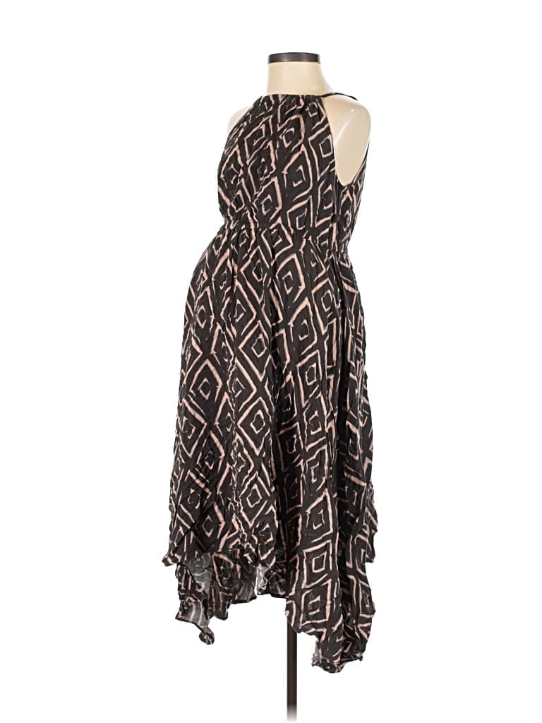 Pre-owned Liz Lange Maternity Cocktail Dress In Brown