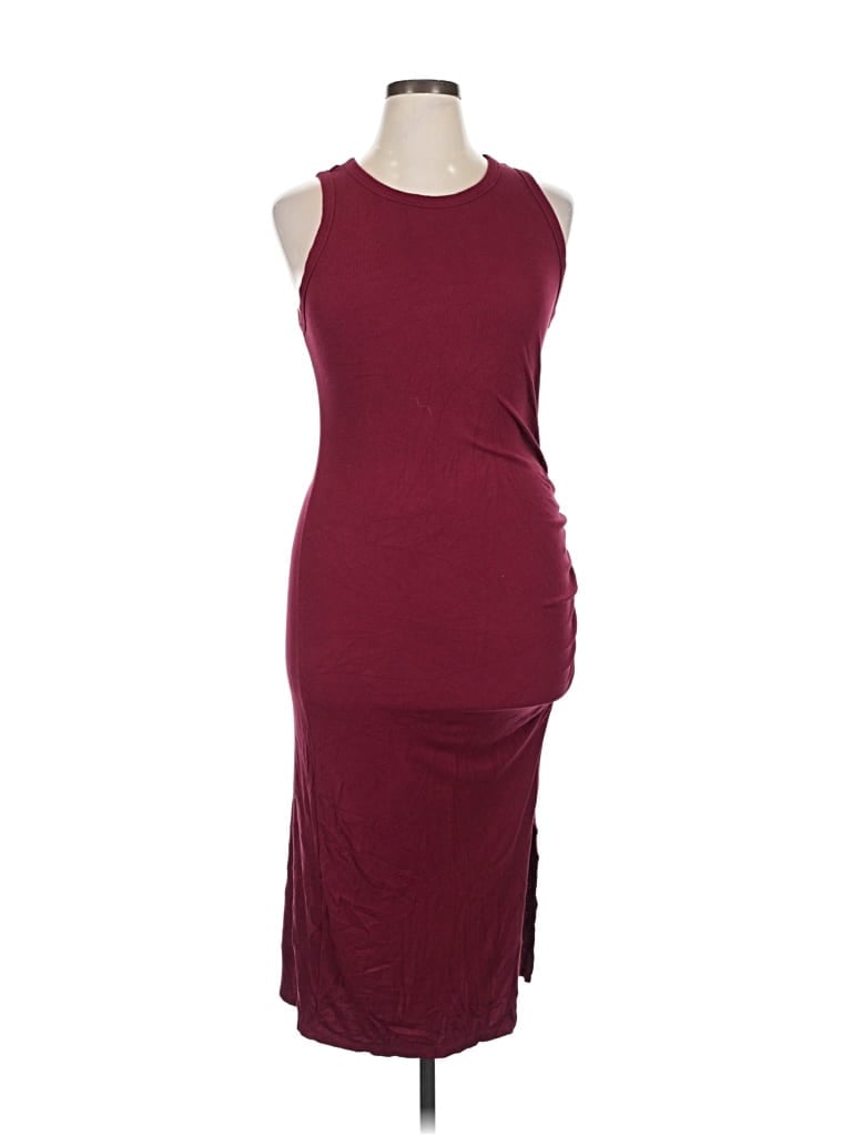 Pre-owned Ava & Viv Cocktail Dress In Burgundy