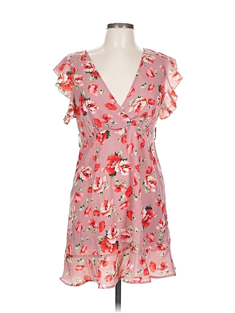 Pre-owned Ax Paris Casual Dress In Pink