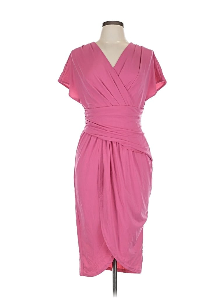 Pre-owned Jasambac Cocktail Dress In Pink