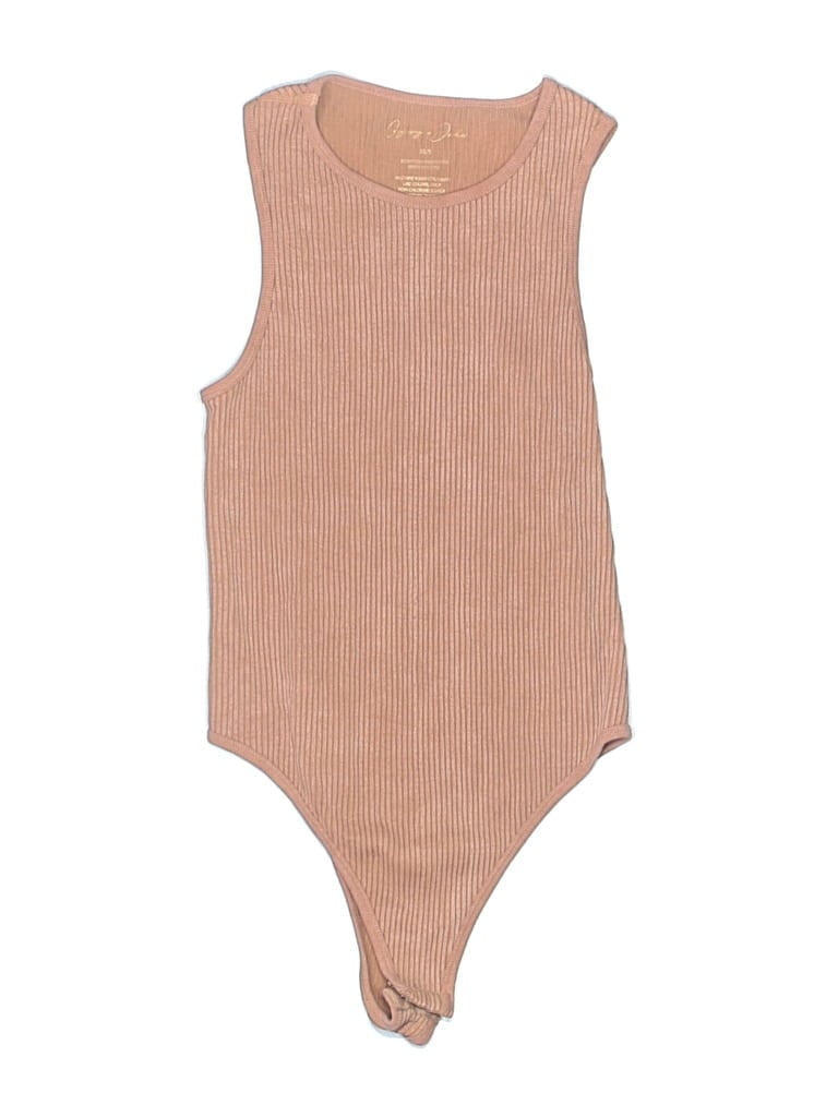 Pre-owned Gypsy & Jade Bodysuit In Brown